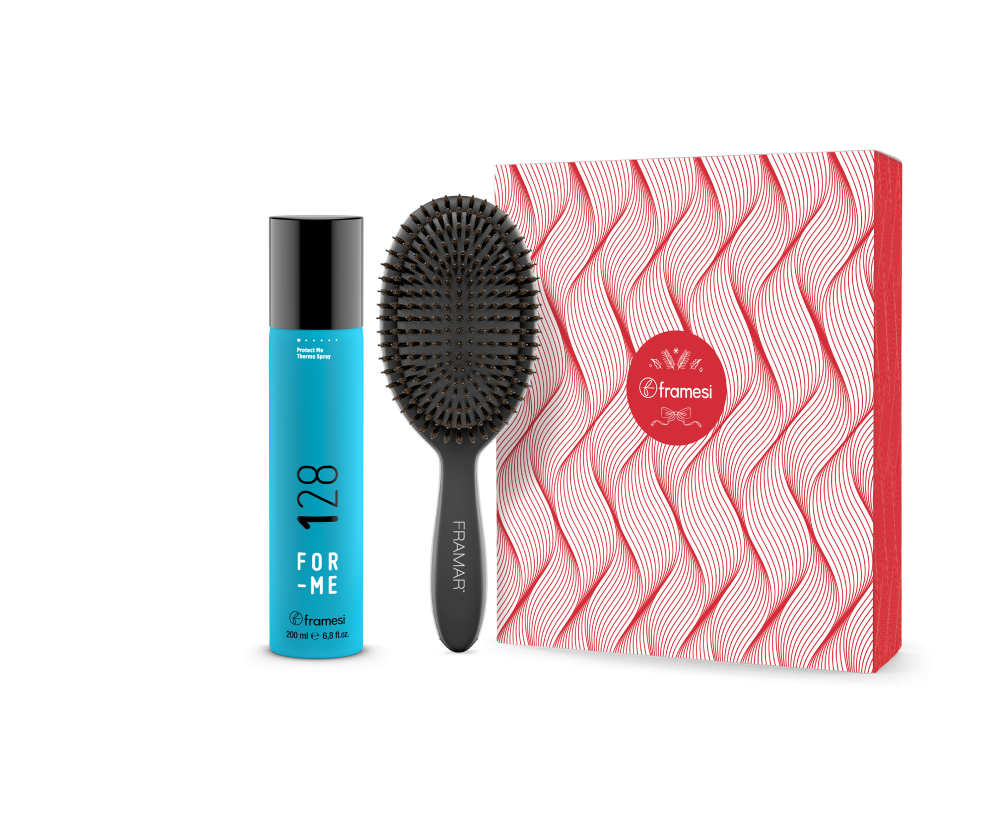 Balíček Framesi For-Me 128 Protect Me 200ml + kartáč na vlasy