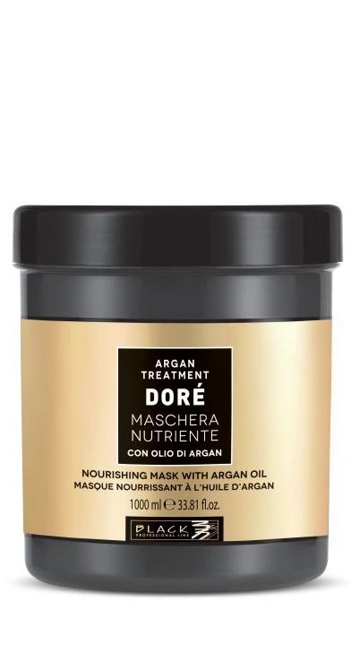Black DORÉ Nourishing Argan Oil Mask 1000ml - Maska argánová vyživující