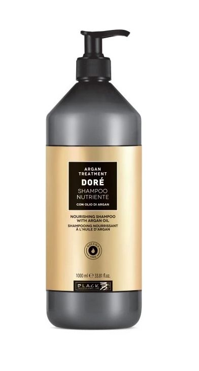 Black DORÉ Nourishing Argan Oil Shampoo 1000ml - Šampon argánový vyživující