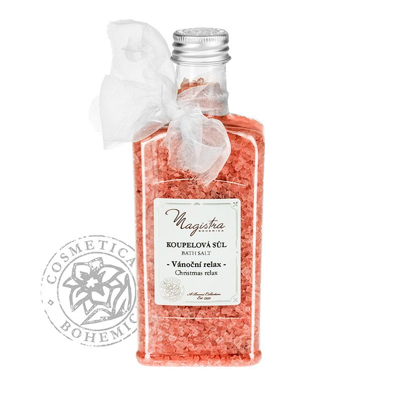 Cosmetica Bohemica - Kúpeľová soľ Vianočná so škoricou, vanilkou a pomarančom 320g