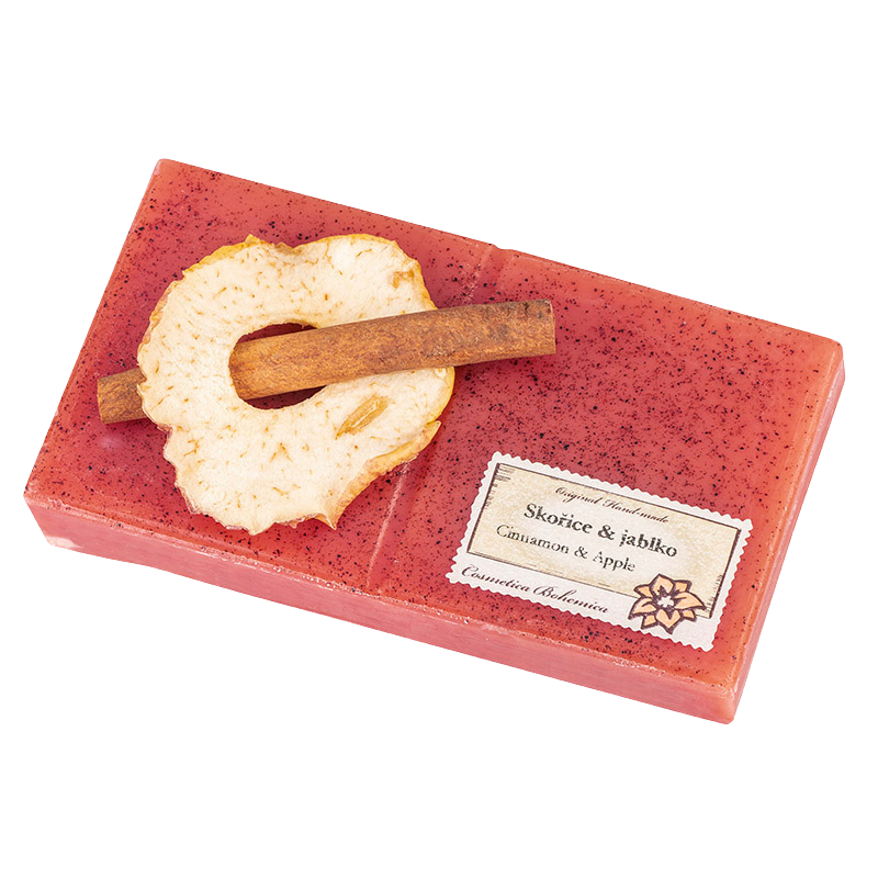 Cosmetica Bohemica - Mýdlo zdobené Skořice jablko 200g