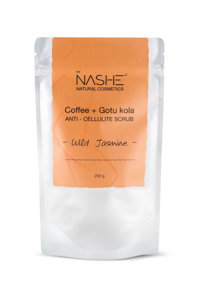 NASHE Anti-celulite Coffee Scrub Wild Jasmin 200g - Kávový peeling divoký jazmín