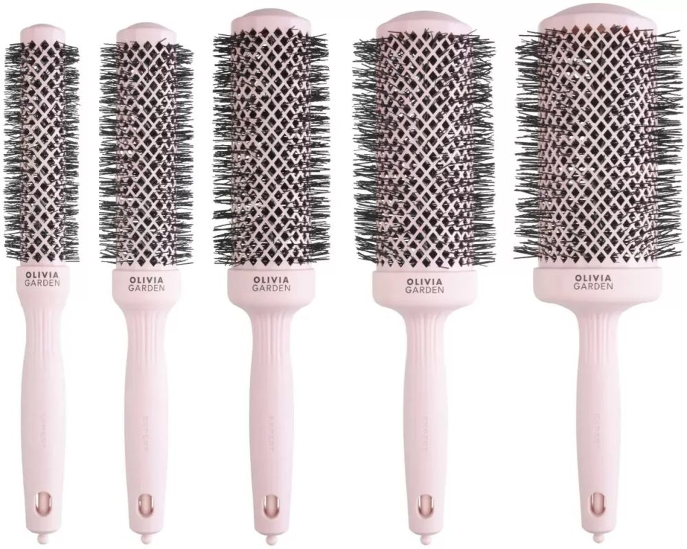 Olivia Garden Expert Speed Pastel Pink - Foukací kartáč Olivia Garden Expert Speed Pastel Pink: 65mm