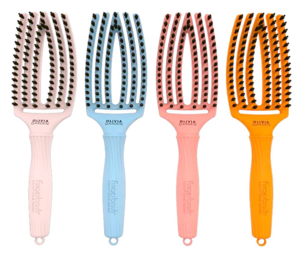 Olivia Garden Fingerbrush - Profesionální kartáč na vlasy Olivia Garden Fingerbrush: I´m Perfection Love Red Confidence