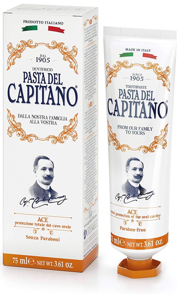 Pasta del Capitano Ace 75ml - Prémiová zubná pasta s vitamínmi A, C a E