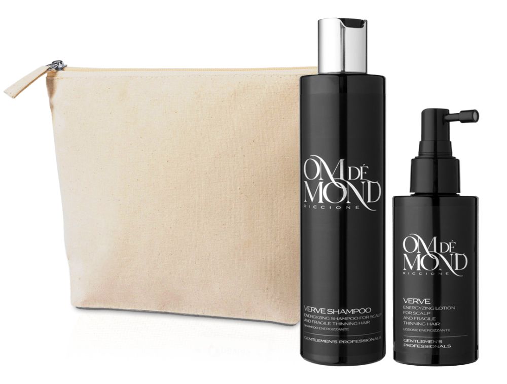 Sinergy Cosmetics Sinergy Xmas For Men Verve Anti-Hair Loss - Set proti padaniu šampón + lotion + taštička